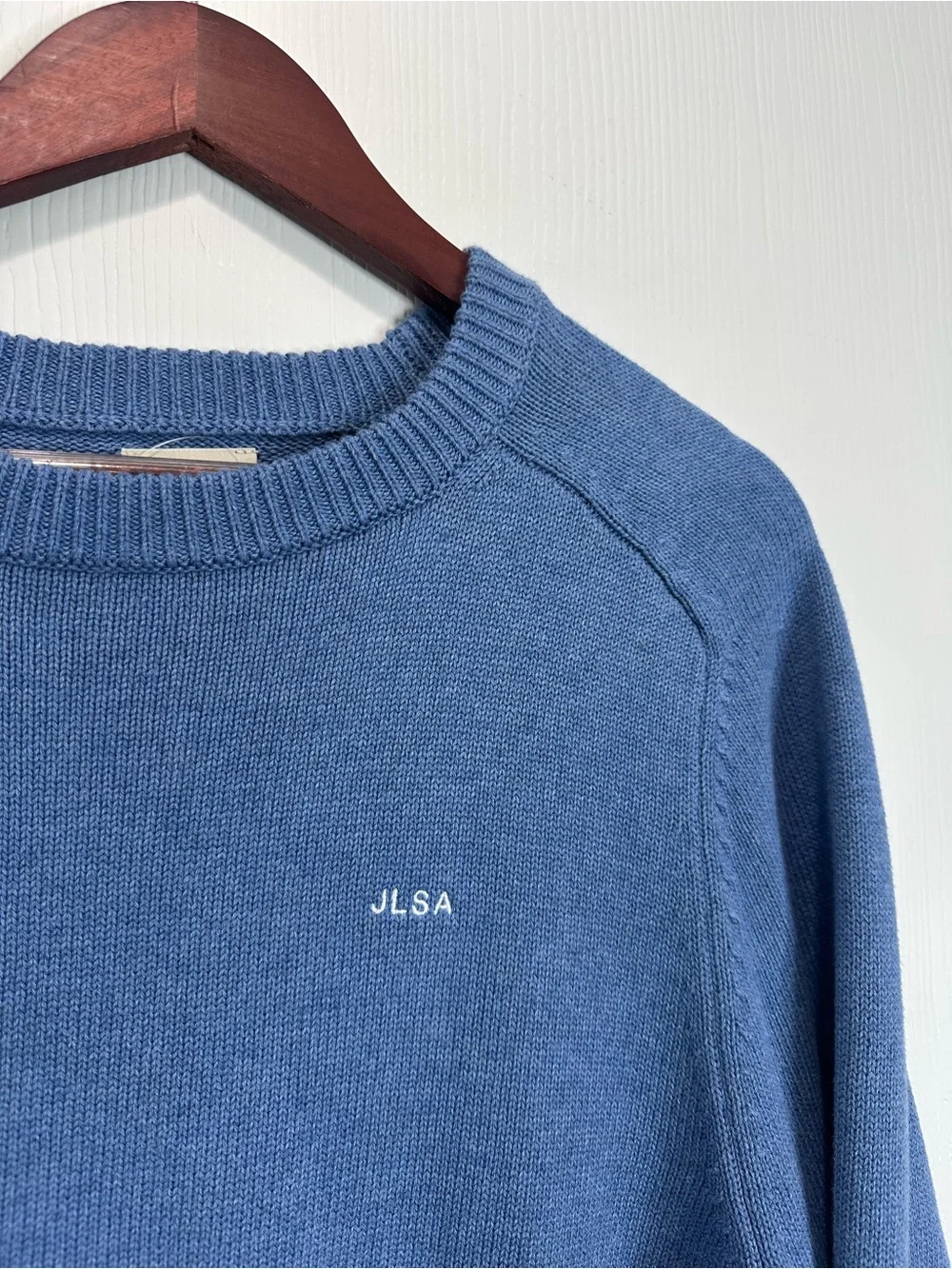 J. Crew Men's JLSA Crewneck Sweater in Slate Blue